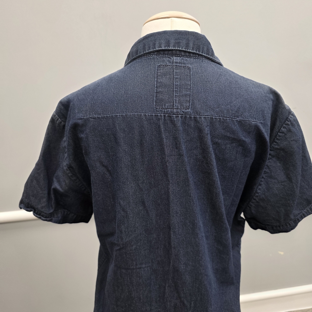 Guess Men's Dark Blue Casual Button Down Shirt - Picture 6 of 9